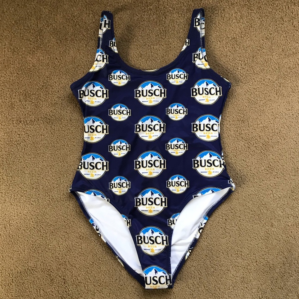 BUSCH BEER ONE-PIECE SWIMSUIT